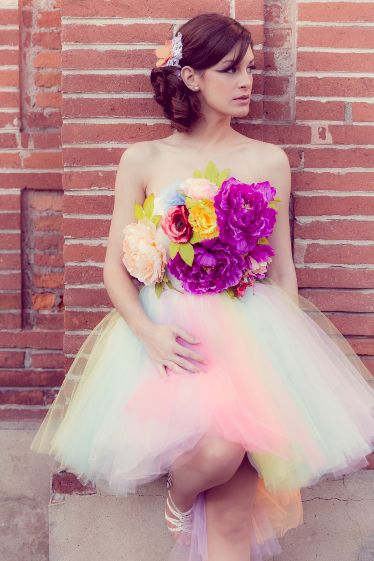 Création florale bustier