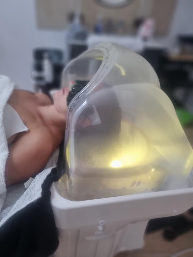 Casque de vapeur du Head Spa pour un soin profond du cuir chevelu
